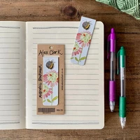 Alex clark BM25 Könyvjelző , mágneses, 8x2,5 cm, méhecske virágon kép