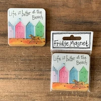 Alex clark FM232 Hűtőmágnes , 6x6 cm, tengerpart kép