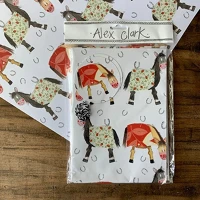 Alex clark SGW23 Csomagolópapír , 50x70cm, 2 lap csomagonként, ajándék kísérővel, lovak kép