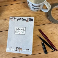 Alex clark SNM01 Füzet , vonalas, 13x18 cm, 40 oldal,kutyák kép