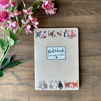 Alex clark SNM02 Füzet , vonalas, 13x18 cm, 40 oldal,cicák kép