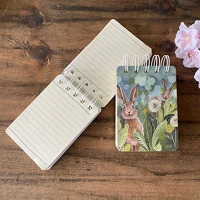 Alex clark SSN57 Jegyzetfüzet , vonalas, 10,5x7,5 cm,spirálos, 112 oldal,kis nyuszik kép