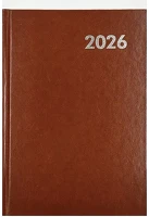 Alisca 23.0332217 Határidőnapló  a/5 napi fehér lapos barna 2026. kép