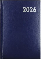 Alisca 23.0332503 Határidőnapló  b/6 napi fehér lapos kék 2026. kép