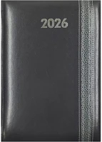 Alisca 23.0333210 Határidőnapló  rebel varrott b/5 heti fehér lapos szürke 2026. kép