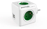 Allocacoc 1202GN/DEOUPC Powercube original usb hálózati elosztó, zöld kép