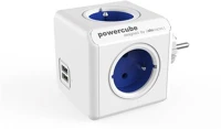 Allocacoc COR_ELA1202BK elosztó, 4 aljzat, 2 usb csatlakozó, allocacoc 