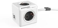 Allocacoc COR_ELA1402FSZ elosztó, 4 aljzat, 2 usb csatlakozó, 1,5 m kábelhosszúság, allocacoc kép