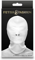 Alternate H05NSTOYS1150 Fetish & fashion - zippered mouth hood - white -  package kép