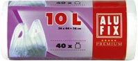 Alufix 12.01177 Szemeteszsák  10l húzófüles 40 darabos kép