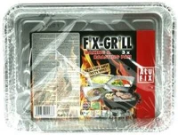 Alufix COR_KHK1079 Alumínium grilltálca, 22,5x17 cm, 3 db, kép