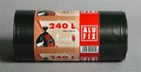 Alufix COR_KHT205 Szemeteszsák, 240 l,10 db, 100x125 cm, 40 µ, fekete kép