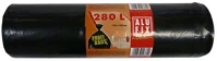 Alufix COR_KHT489 Szemeteszsák, 280 l, 5 db, 115x135 cm, 60 µ, fekete kép