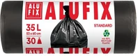 Alufix MS3530UNINEW Szemeteszsák, 35 l, 30 db, 53x60 cm, 10 µ, fekete kép