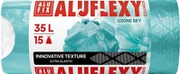 Alufix MSZ3515ALUFLEXYTRQ szemeteszsák, zárószalagos, ldpe, illatosított, 35 l, 15 db, 53x53 cm, 20 kép
