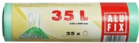 Alufix MSZH35UNI Szemeteszsák  35l önzáró szalaggal 25 db/tekercs kép