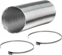 Aluvent CSŐ 150/3M Flexibilis alumínium cső 150/3m + ajándék 2db csőbilincs kép