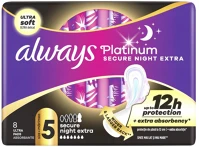 Always C64355 Egészségügyi betét  platinum night extra 8 darabos kép