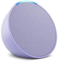 Amazon B09ZX7MS5B Echo pop full sound compact bluetooth smart speaker with alexa lavender bloom kép