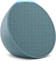 Amazon B09ZXG6WHN Echo pop full sound compact bluetooth smart speaker with alexa midnight turquoise kép