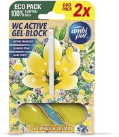 Ambi pur 2X45G LEMON&JASMIN Toalett illatosító  2x45g lemon&jasmin kép
