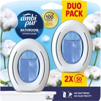 Ambi pur 8700216014649 Fürdőszoba illatosító 2x8ml cotton flower duo pack kép