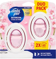 Ambi pur DA503XSZWY8700216014557 Fürdőszoba illatosító 2 x 7,5 ml flowers and spring duo pack kép