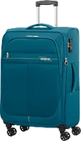 American tourister 132504-4815 AMERICAN TOURISTER Deep Dive Spinner M méretű bőrönd, bővíthető, zöldeskék-lime (132504-4815)