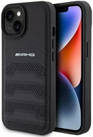 Amg AMHCP15MGSEBK Debossed lines apple iphone 14 plus /  15 plus tok, fekete kép