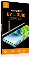 Amorus GP-167953 UV LIQUID képernyővédő üveg 3D, 9H + UV lámpa, ÁTLÁTSZÓ kép