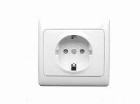 Anco 321040 Olympic 1-es fehér földelt dugalj kerettel kép