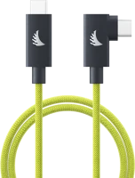 Angelbird UC4SFRAL100 Cable i usb-c 4.0 i solid flex cable right-angle i lime i 1 m kép