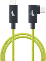 Angelbird UC4SFRAL200 Cable i usb-c 4.0 i solid flex cable right-angle i lime i 2 m kép