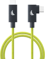 Angelbird UC4SFRAL32 Cable i usb-c 4.0 i solid flex cable right-angle i lime i 32 cm kép