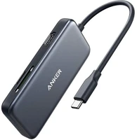 Anker A8334HA1 Premium usb hub, 5-in-1, usb-c - kép