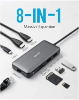 Anker eufy A83800A A8380 usb 3.2 gen 1 (3.1 gen 1) type-c fekete kép