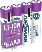 Ansmann 1311-0028 Li-ion aaa akkumulátor 500mah usb-c 4db/csomag kép
