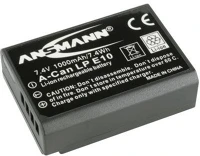Ansmann 1400-0018 Lp-e10 canon kamera akku 7,4v 1000 mah, kép