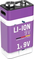 Ansmann 400MAH Li-ion 9v akkumulátor 400mah usb-c 1db/csomag kép