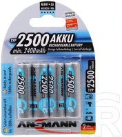 Ansmann 5035442 Ceruza akku aa, nimh, 1,2v 2500 mah, 4 db kép