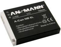 Ansmann NB-6L Nb-6l canon kamera akku 3,7v 750 mah, kép