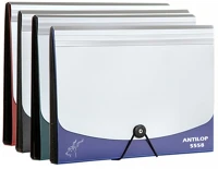 Antilop 1307374 Irattartó mappa, harmonikamappa, 12 rekeszes, műanyag , kék kép