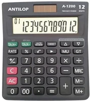 Antilop A-1200 Asztali számológép döntött kijelzővel kép