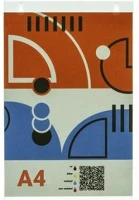 Antra COR_IC4089G Dokumentumtartó, fali, a4, plexi, álló, átlátszó kép