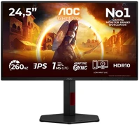 Aoc 300CD/M2, 1MS, 1XHDMI/1XDISPLAYPORT IPS Gaming 260Hz monitor 24,5