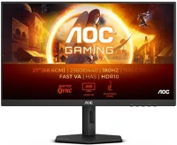 Aoc Q27G4XN Qhd fast va 180hz hdr10 állítható magasságú esport-állvány kép