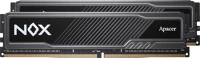 Apacer AH4U16G36C25YMBAA-2 16gb ddr4 3600mhz kit(2x8gb) nox black kép