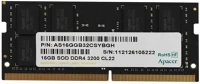 Apacer ES.16G21.GSH 16gb ddr4 3200mhz sodimm kép