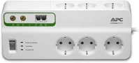 Apc PMH63VT-GR Essential túlfeszültség védett 6-os elosztó 2 usb töltő porttal és koax védelemmel kép