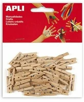 Apli 13478 Fa csipesz 25x3 mm natúr (45 db) kép